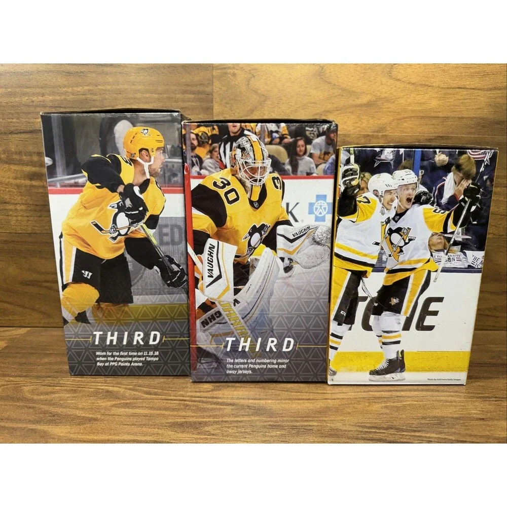 Pittsburgh Penguins Bobbleheads Dumoulin, Guentzel, & Murray
